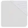 Image de Housse de matelas pour lit bébé 60X120Cm - Jersey - Blanc