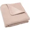 Image de Jollein, Couverture pour bébé, Decke Wiege 75x100cm Basic Knit - Wild Rose/Fleece (100 x 75 cm)