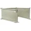 Image de Jollein Parkomrand / Boxomrand / Bedomrand 180x30 Cm - Douces vagues vert olive