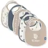 Image de Pack de 5 bavoirs Jollein - Funky