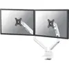 Image de Neomounts Support de table duo 100x100 9kg/17-32"/blanc/entièrement mobile (Tables, 32", 9 kg), Support de moniteur, Blanc