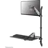 Image de Neomounts Support mural écran + clavier 17-32"/100x100/entièrement mobile (Mur, 32", 9 kg), Support de moniteur, Noir