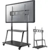 Image de Neomounts TV-Trolley NS-M4000BLACK Schwarz (150 kg), Pied TV, Noir