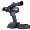 Image de Ferm, Perceuse + Visseuses sans fil, Perceuse-visseuse à percussion sans balais 20 V avec 3 fonctions et accessoires inclus