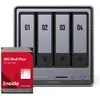 Image de Ugreen DXP4800 Plus 4Bay 16TB NAS met 4x 4TB WD RED (4 x 4 To, WD Red), NAS, Noir