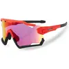 Image de Rogelli, Unisexe, Lunettes de sport, Switch (Noir, Red), Multicolore, Rouge, Noir