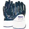 Image de Oxxa, Gants de protection, Gant X-Nitrile-Pro, taille 10, manchette partiellement enduite (10)