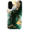 Image de Mio Back panel cover Green Marble Magsafe Compatible for iPhone 16 (Apple iPhone 16), Coque pour téléphone portable, Vert