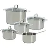 Image de BK Kit de dépannage Bistro - 5 delig - Inductie, Poêle + casserole, Argent