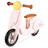 Image de Mercator Medical Classic Toys Houten Loopfiets - Scooter - Roze - Inclusief Standaard