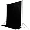 Image de Caruba Film de fond 2x3m noir (200 cm, 300 cm), Fond de studio, Noir