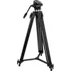 Image de Caruba Videostar 177 Pro Videostatief + vloeistof gedempte kop, Trépied
