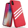 Image de Adidas Moulded Case Suede Rouge (Apple iPhone XS Max), Coque pour téléphone portable, Rouge, Blanc