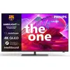 Image de Philips «  The One  120 Hz - Pied central - QLED - AMBILIGHT 3 - UHD - TITAN OS * » (75", QLED, 4K), TV, Gris