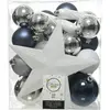 Image de Decoris, Décorations de sapin de Noël, Boules de Noël multicolores (33x)