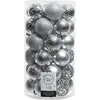 Image de Decoris, Décorations de sapin de Noël, Amicasa Cylindre 37 Sphères 60mm (37x)