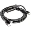 Image de Club 3D 2in1 (1.83 m, 100 W), Câble USB