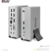 Image de CLUB3D USB Gen2 Type-C Triple Display DP Alt mode Displaylink Dynamic PD Charging Dock met 120 Watt