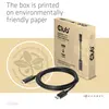Image de Club 3D HDMI (Typ A)   DisplayPort (3 m), Câble vidéo, Noir