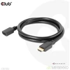 Image de CLUB3D Ultra High Speed HDMI Extension Cable 4K120Hz 8K60Hz 48Gbps M/F 1 m / 3.28 ft 30AWG