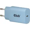 Image de Club 3D Club3D Lifestyle Ladegerät USB-C 30Watt, 2Stk blau retail (30 W, 1 portion), Chargeur USB, Bleu