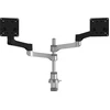 Image de R-Go Tools R-Go Zepher 4 Twin Monitorarm, verstelbaar, zilver