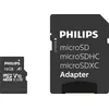 Image de Philips MicroSDHC Class 10 UHS-I U1 avec adaptateur (16 Go, microSDHC, U1, UHS-I), Carte mémoire, Noir