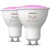 Image de Philips Hue, Ampoule, White & Color Ambiance BT (GU10, 350 lm, 2 x)