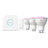 Image de Philips Hue, Ampoule, Set de démarrage White & Color Ambiance (GU10, 350 lm, 3 x)