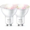 Image de WiZ, Ampoule, Tunable White + Color (GU10, 345 lm, 2 x)
