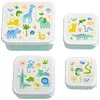 Image de A Little Lovely Company Lunch & Snackbox Set, Lunch box, Vert