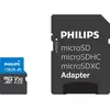 Image de Philips MicroSDXC Class 10 UHS-I U3 avec adaptateur (128 Go, microSDXC, U3, UHS-I), Carte mémoire, Noir