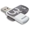 Image de Pack de 2 clés USB 2.0 Philips Vivid 32 Go Gris et Blanc