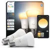 Image de Pack de 2 ampoules connectées Philips Hue HWA 9,5 W E27 Blanc