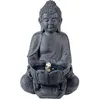 Image de Lumineo, Fontaine + bassin de jardin, Gartenbrunnen Buddha Harz (29,5 x 28 x 45 cm)