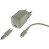 Image de Fresh'N Rebel Mini Chargeur USB C + câble Lightning (20 W, 1 portion), Chargeur USB, Vert