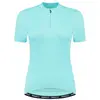 Image de Rogelli, Femmes, Maillot de cyclisme, Maillot Core Femme - Maillot vélo manches courtes - Bleu clair (S), Bleu, S