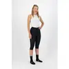 Image de Rogelli, Femmes, Pantalon de cyclisme, Essential II Cycliste Femme - Cuissard 3/4 rembourré sans bretelles - Noir (M), Noir