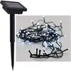 Image de H & S Collection, Guirlande lumineuse, Guirlande lumineuse solaire, blanc froid avec 100 LED, 1,5m (10 m)