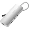 Image de LINQ Connects 8in1 8K PRO USB-C Multiport Hub 140W (USB-C, 8 ports), Station d’accueil + hub USB, Blanc, Gris