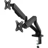 Image de Bluebuilt Bras de moniteur avec ressort mécanique pour 2 moniteurs (BBMAG2M) (Tables, 32", 9 kg), Support de moniteur
