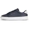Image de Tommy Hilfiger, Hommes, Baskets, Th Court Lth Detail Ess, Bleu, (45)