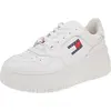 Image de Tommy Hilfiger, Femmes, Baskets, Retro Basket Flatform Ess, Blanc, (39)