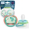 Image de Philips Avent, Tétine, Pacifier SCF376/28 ultra air nuit (2x, 6 - 18 Mois)
