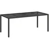 Image de vidaXL, Table de jardin + table de balcon, Timéo (190 x 90 x 75 cm)