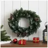 Image de Home&Styling, Couronne décorative, Couronne de Noël avec pommes de pin, Ø 40 cm