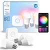 Image de Starter kit Ampoule connectée Philips Hue Essential E27 ambiance Blanc et couleur