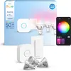 Image de Philips Hue, Ampoule, Starter Kit Essential White & Color Ambiance + Bridge (GU10, 345 lm, 3 x)