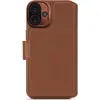 Image de Decoded Portefeuille en cuir détachable - Tan - iPhone 16 (Apple iPhone 16), Coque pour téléphone portable, Marron, Orange