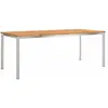 Image de vidaXL, Table de jardin + table de balcon, Julius (200 x 90 x 75 cm)